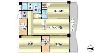 ハイツ赤坂の物件間取画像